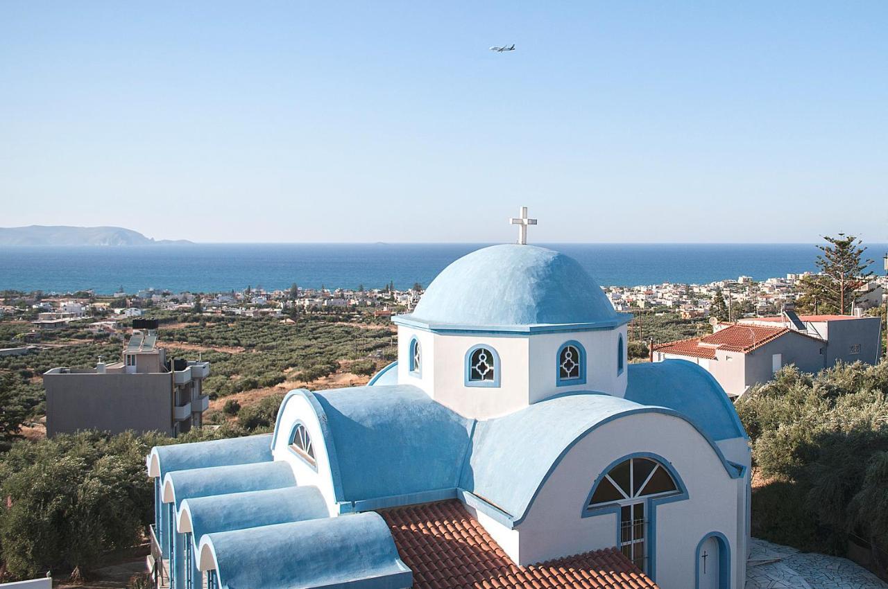 Adorable Country House With Sea & Church View! Kokkini Hani Buitenkant foto